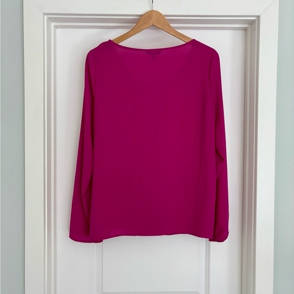 NWT Express Long Sleeve Notched Top Size L - Picture 7 of 7